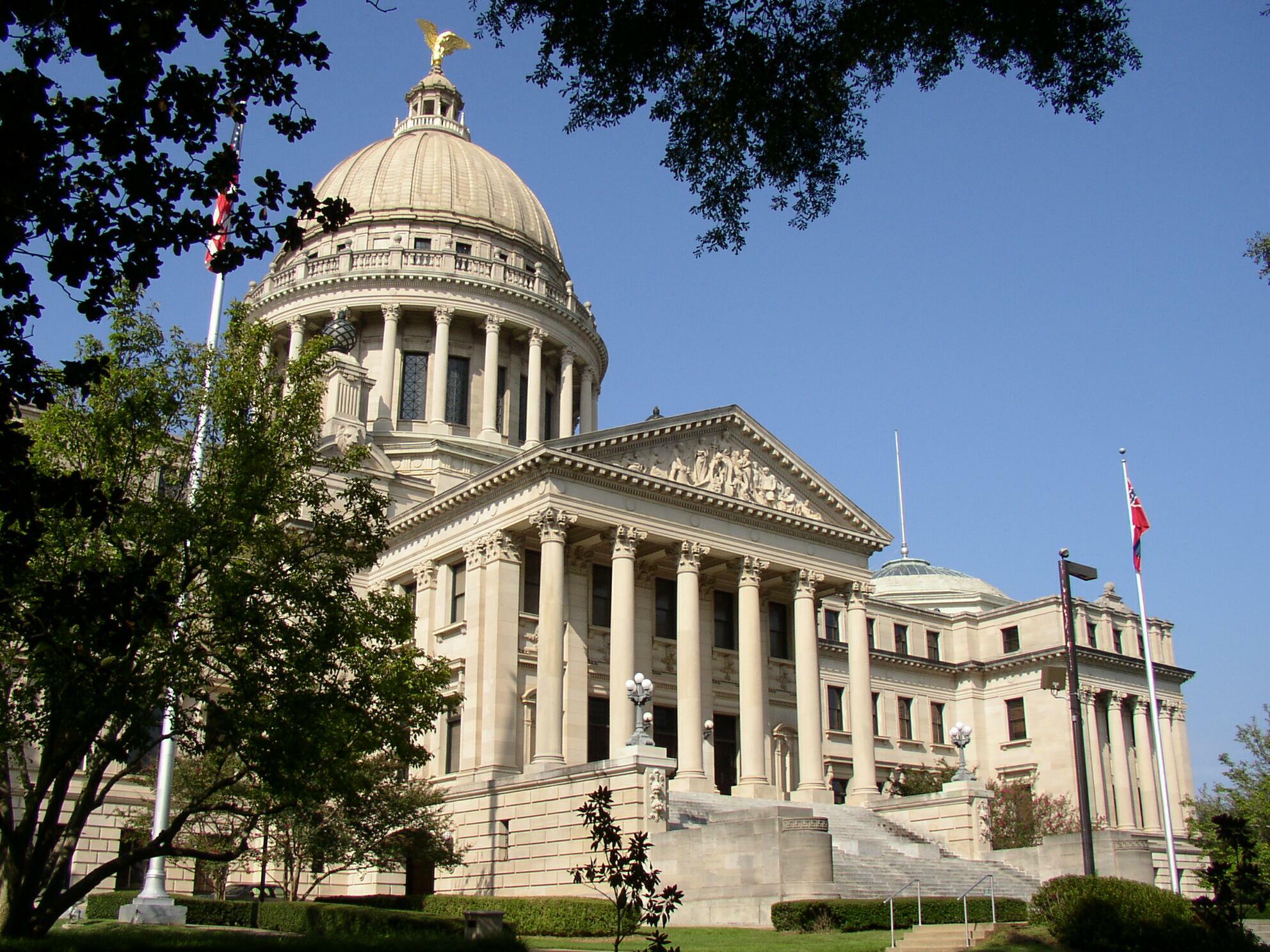 Mississippi State Capitol building in Jackson
